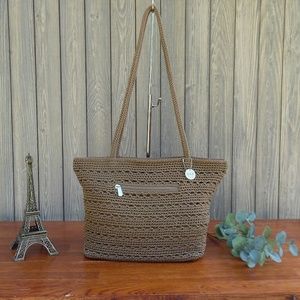 Hand-Crocheted Shoulder Bag